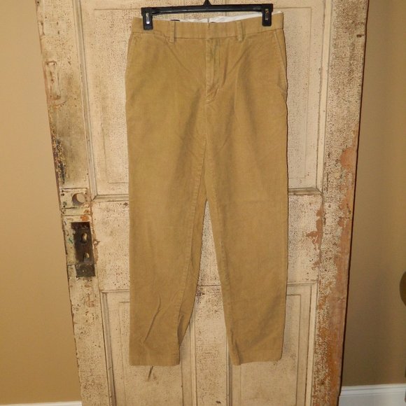 Lands' End Corduroy Tailored Fit Pants Mens Size 32 (N-36) - Picture 1 of 6